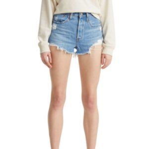 Levi's Women's 501 Cotton High-Rise Denim Shorts